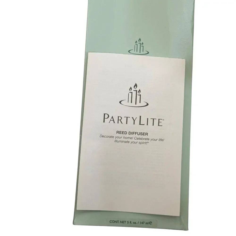 Partylite Mandarin Basil (Retired) Reed Diffuser Candle Scent Home Decor Holiday